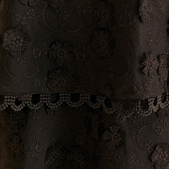 🌺 FARM RIO 🌺 3D Flower Midi Skirt - Picture 3 of 7